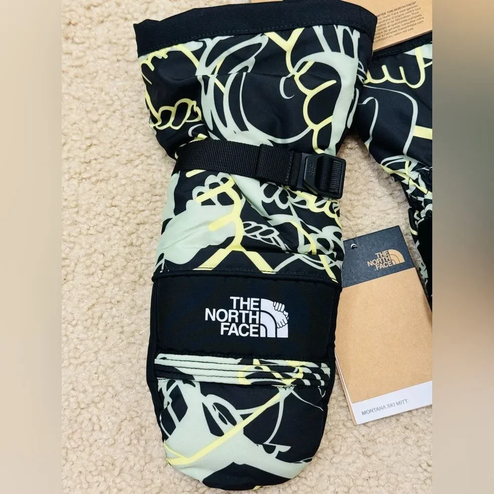 NWT The North Face x Eric Jess Montana Ski Mitts Tnf Black Hands Women’s Sz XS